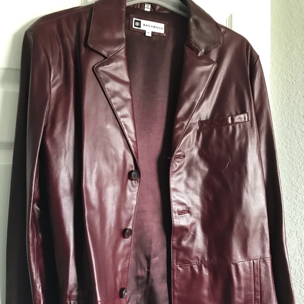 Men’s Burgundy 70’s style Bachach Jacket